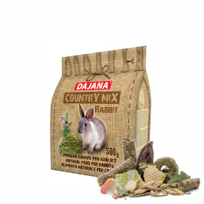 Dajana – COUNTRY MIX, Rabbit 500 g, krmivo pre králika