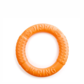 JK Magic Ring oranžový 17 cm, odolná hračka z EVA peny