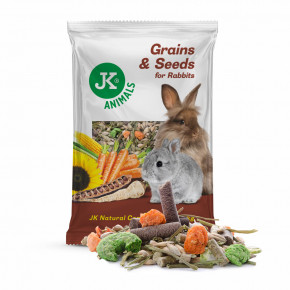 Zrniny a semienka, 1 kg, kompletné krmivo pre králiky